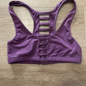 Pink Victoria secret Purple Strappy Sports Bra 0226 B2